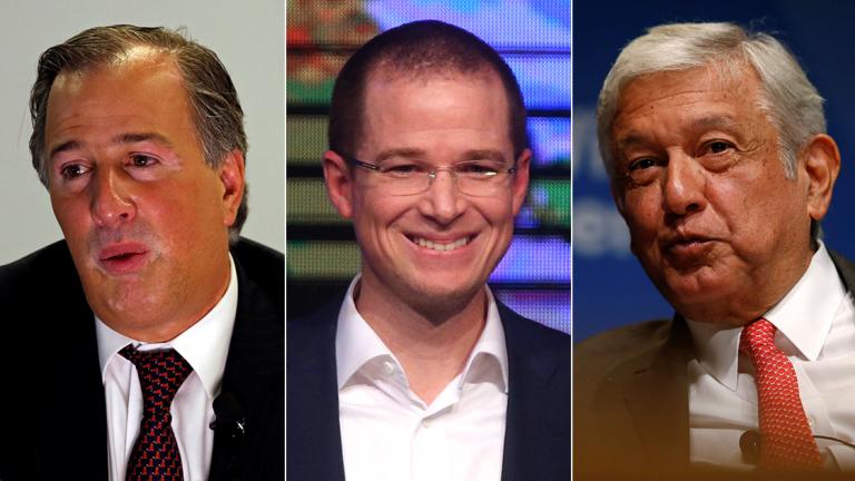 Ricardo, Anaya, Andrés Manuel López Obrador y José Antonio Meade son avalados por el INE como candidatos presidenciales.