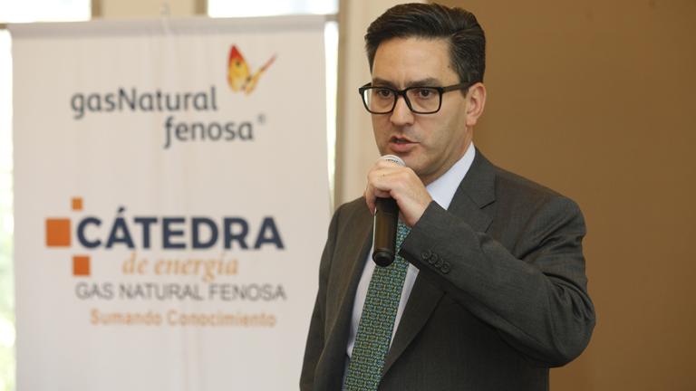 240418 DAVID MADERO, CENAGAS. PRESENTA LA 3RA CATEDRA DE ENERGIA GAS NATURAL FENOSA CON EL TEMA: GAS NATURAL Y SEGURIDAD ENERGETICA. CAMARA ESPANOLA DE COMERCIO. FOTO: ADRIANA HERNANDEZ