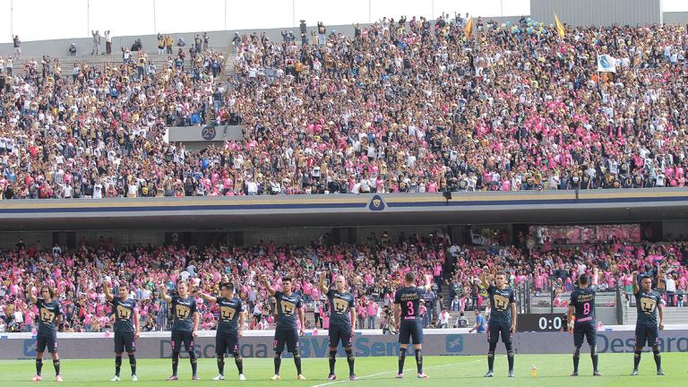 La asistencia promedio a los juegos como local de Pumas durante el torneo Clausura 2018 creció 71% respecto al torneo anterior. 