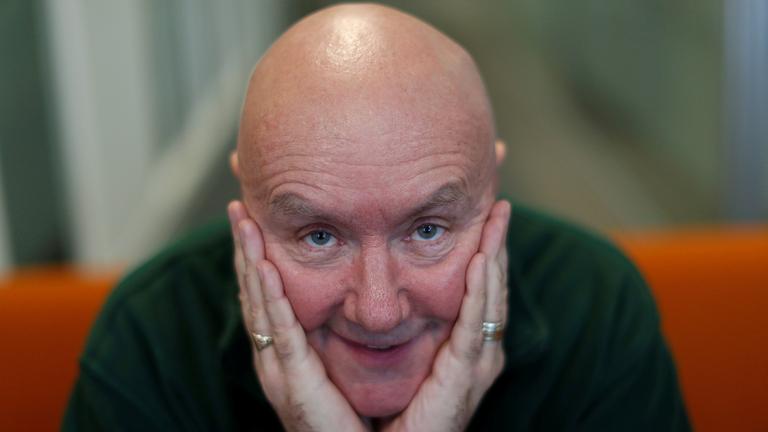 Scottish author Irvine Welsh poses for a photograph during an interview with Reuters ahead of the premiere of the film "T2 Trainspotting" in Edinburgh. - Scottish author Irvine Welsh poses for a photograph during an interview with Reuters ahead of the premiere of the film "T2 Trainspotting" in Edinburgh January 22, 2017. REUTERS/Russell Cheyne