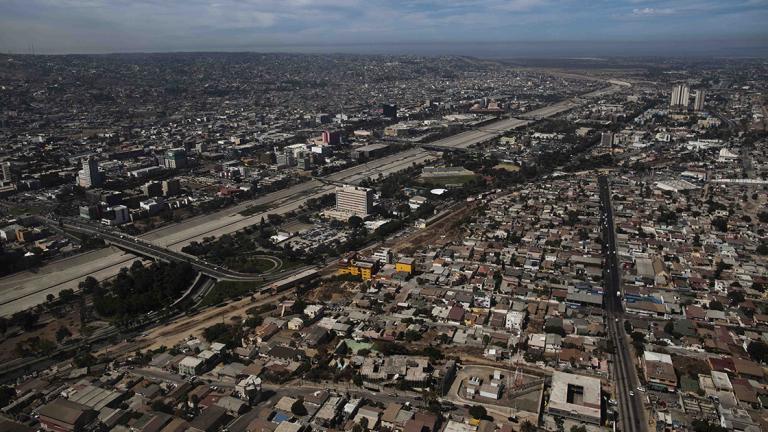 In this Sept. 29, 2010 photo is seen an aerial view of Tijuana, Mexico.  A two-week $5 million festival called Innovative Tijuana starts Thursday Oct. 7, 2010 in the border city across from San Diego and aims to showcase the city