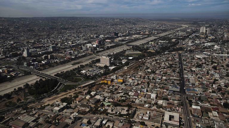 In this Sept. 29, 2010 photo is seen an aerial view of Tijuana, Mexico.  A two-week $5 million festival called Innovative Tijuana starts Thursday Oct. 7, 2010 in the border city across from San Diego and aims to showcase the city