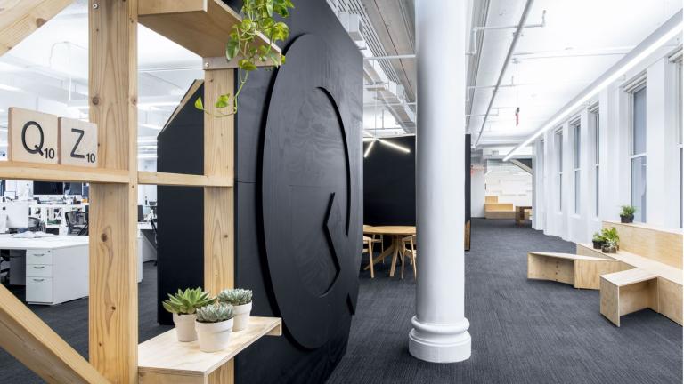 Oficinas de Quartz en la ciudad de Nueva York. Foto: Cortesía Quartz