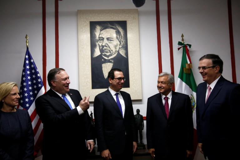 U.S. Secretary of State Mike Pompeo visits Mexico