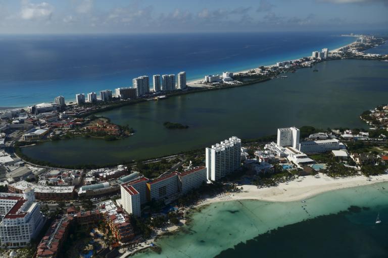 Wider Image: Earthprints: Cancun