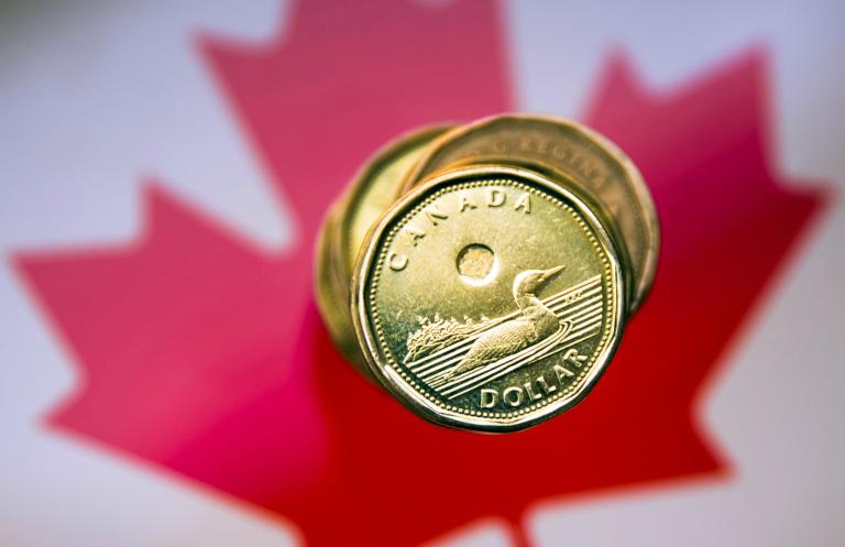 FILE PHOTO: A Canadian dollar coin, commonly known as the 