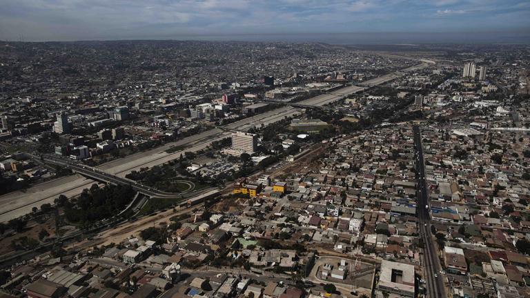 In this Sept. 29, 2010 photo is seen an aerial view of Tijuana, Mexico.  A two-week $5 million festival called Innovative Tijuana starts Thursday Oct. 7, 2010 in the border city across from San Diego and aims to showcase the city