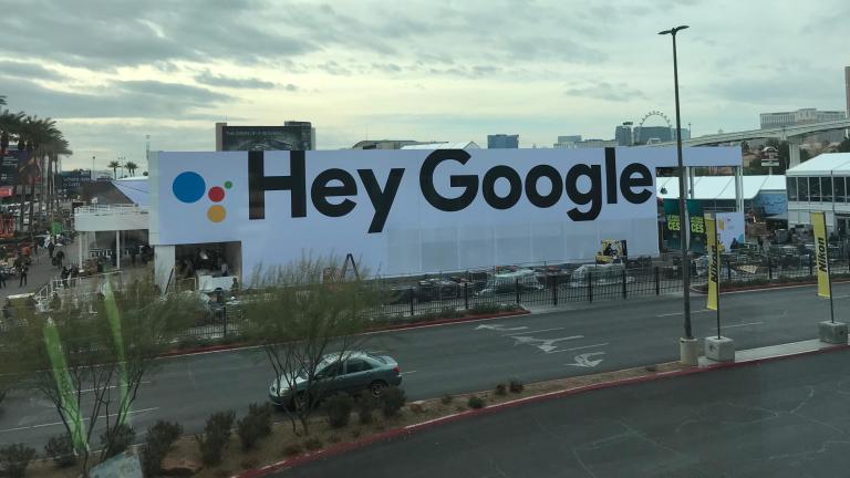 Pabellón de Google en el CES 2019. Foto: Rodrigo Riquelme