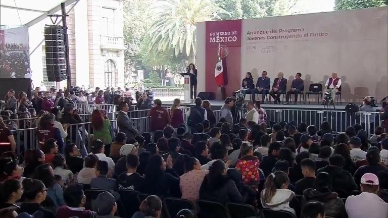 Arranque del programa Jóvenes Construyendo el Futuro - Foto: cortesía 