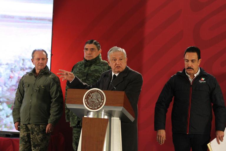 L�pez Obrador afirm� que prioridad es atender heridos