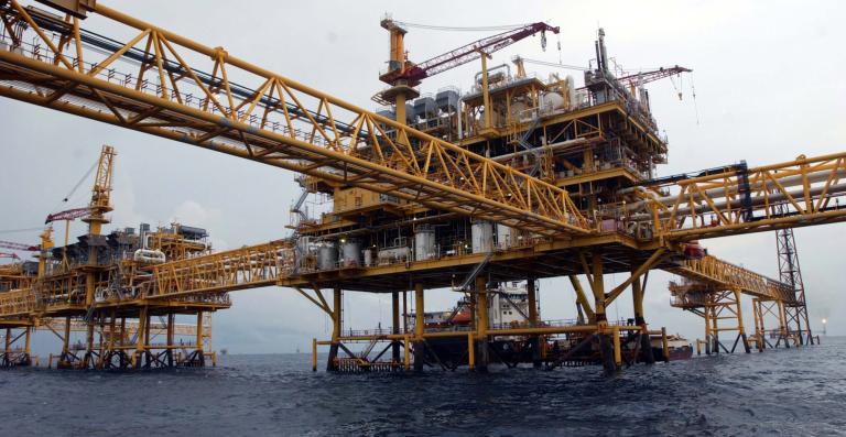 Plataforma de Pemex en Campeche - Foto: Cuartoscuro