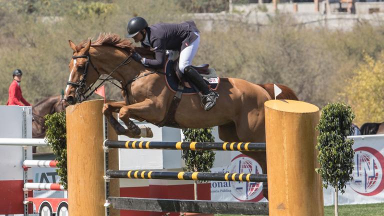 Bruno Cavalheiro con su caballo Chabello. Foto EE: Hugo Salazar