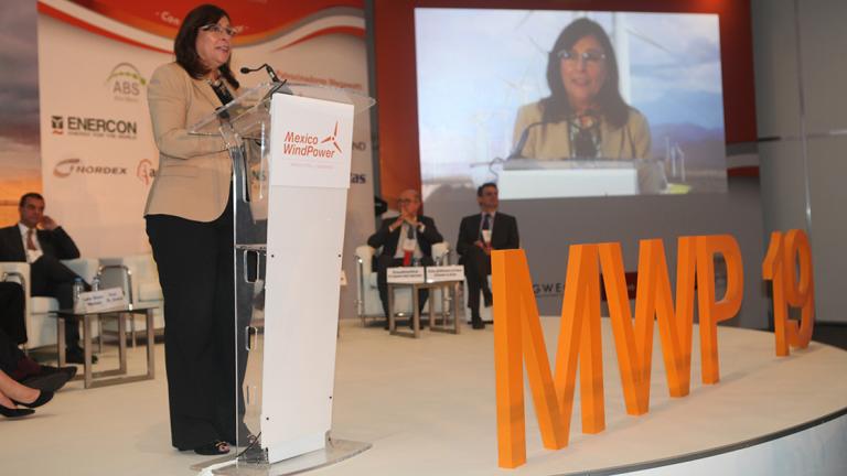 Ramon Fiesta,presidente de AMDEE M�xico. Ciudad de M�xico.20MAR2019.Rocio Nahle secretaria de energia, inauguro el WindPower M�xico 2019 en compa�ia de  Guillermo Garc�a Alcocer, presidente de la CRE ; Leopoldo Rodr�guez, presidente de AMDEE y Ramon Fiesta, director de Latin America GWEC. Foto: Rosario Servin