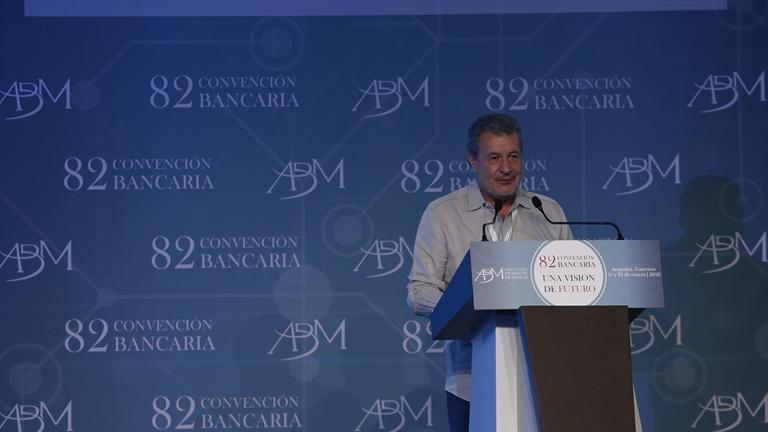 ACAPULCO,GRO, 21 DE MARZO DE 2019.- ASPECTOS DE LA INAUGURACION DE LA 82 CONVENCION BANCARIA.EN LA IMAGEN, MARCOS GAVICA, PRESIDENTE DE LA ABM.FOTO: DANIEL SANCHEZ