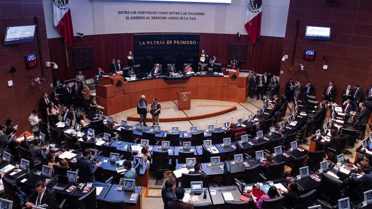 90321094. México, 21 Mar 2019 (Notimex-Jessica Espinosa).- El pleno del Senado de República aprobó esta tarde por 113 votos a favor, una abstención y cero en contra, el nombramiento de Sanjuana Martínez Montemayor como directora general de Notimex, Agencia de Noticias del Estado Mexicano. NOTIMEX/FOTO/JESSICA ESPINOSA/JES/POL/