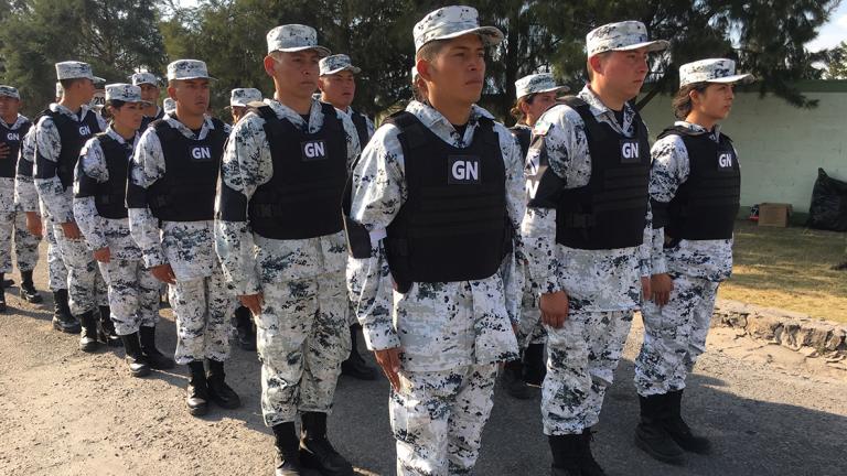 DIFERENTES ASPECTOS DE LA NUEVA GUARDIA NACIONAL