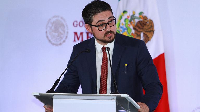 90430115. M�xico, 30 Abr 2019 (Notimex-Francisco Estrada).- Rom�n Guillermo Meyer, secretario de Desarrollo Agrario, Territorial y Urbano; dirigi� algunas palabras durante la 118 Asamblea General Ordinaria del Infonavit, donde asisti� el presidente de M�xico, Andr�s Manuel L�pez Obrador. NOTIMEX/FOTO/FRANCISCO ESTRADA/FEM/POL/4TAT/