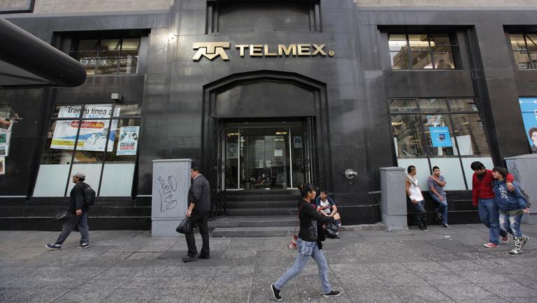 aspectos de una de las sucursales de la empresa telmex