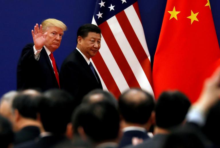 FILE PHOTO: U.S. President Donald Trump and China