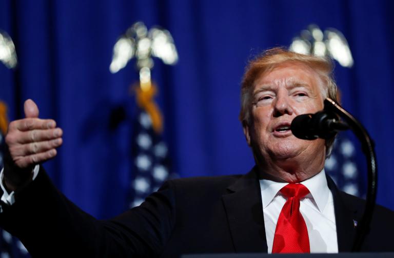 El presidente Donald Trump confirmó que su gobierno llegó a un acuerdo con México y Canadá para retirar aranceles al acero y el aluminio. Foto: Reuters.