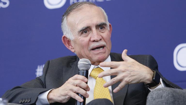 CIUDAD DE MEXICO, ALFONSO ROMO, JEFE DE LA OFICINA DE PRESIDENCIA DURANTE SU PARTICIPACI�N EN EL WOMENS FORUM 2019.FOTO: DANIEL SANCHEZ