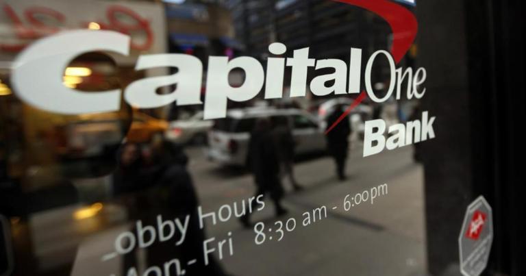 Logotipo del banco Capital One. Foto: Reuters