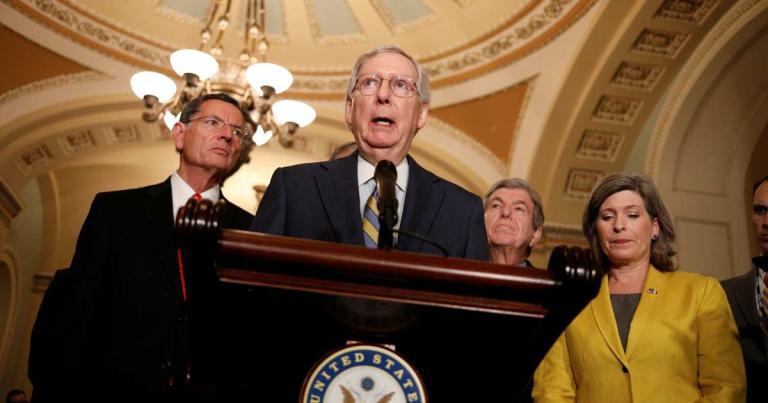 Mitch McConnell, líder republicano del Senado de Estados Unidos. Foto: Reuters