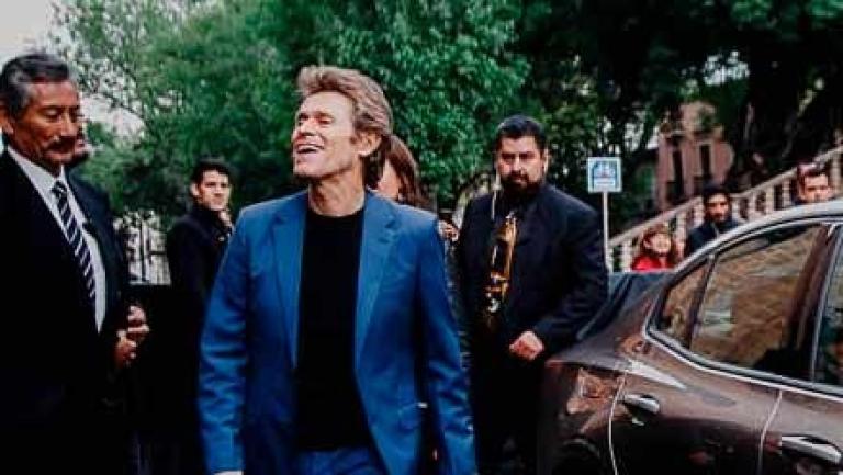 El actor nominado al Oscar Willem Dafoe presentó "The Lighthouse" durante el Festival Internacional de Cine de Morelia. Foto: Twitter FICM