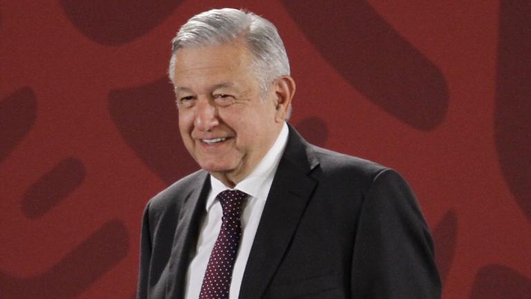 El presidente Andrés Manuel López Obrador presentó este martes en Palacio Nacional la Estrategia Nacional Contra las Adicciones. Foto: Notimex