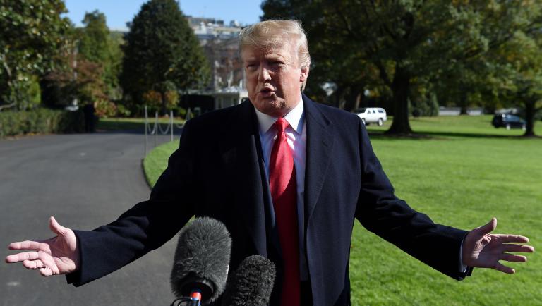 Donald Trump, presidente de Estados Unidos. Foto: AFP.