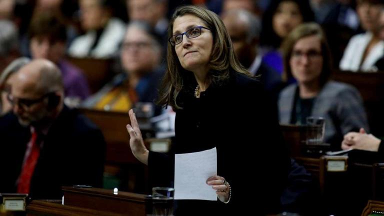 El gobierno mexicano se reunirá este martes con la viceprimera ministra canadiense Chrystia Freeland, Robert Lighthizer y Jared Kushner para afinar los últimos detalles sobre la ratificación del T-MEC. Foto: Reuters