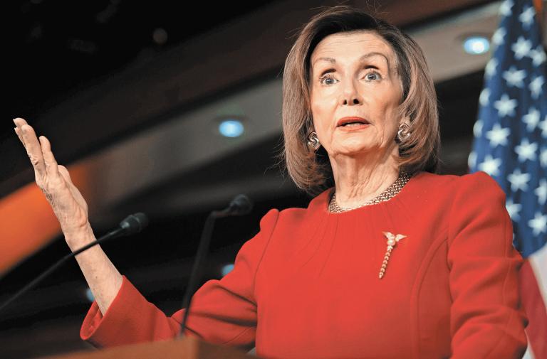 Nancy Pelosi, presidenta de la Cámara de Representantes de Estados Unidos. Foto: AFP