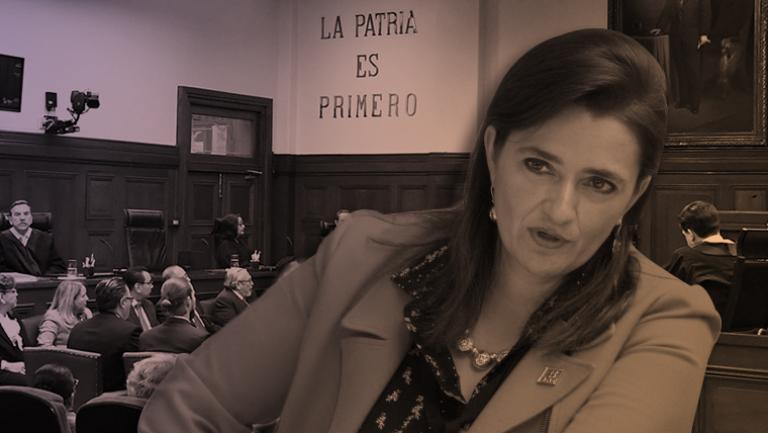 Margarita Ríos-Farjat fue elegida ministra de la Suprema Corte el 6 de diciembre de 2019 en el Senado de la República con 94 votos a favor y a propuesta del presidente Andrés Manuel López Obrador. Foto: Especial