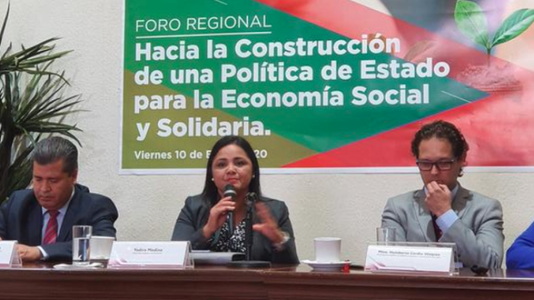 Yadira Medina Gil, directora general de la Confederación de Cooperativas de Ahorro y Préstamo de México (Concamex). Foto: Twitter Concamex