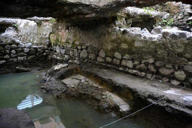 El tlaxilacalli o barrio de Temazcaltitlan, pertenecía a la parcialidad de Teopan (también llamado Zoquipan), primer territorio lacustre ocupado por los mexicas. Foto: Edith Camacho / INAH