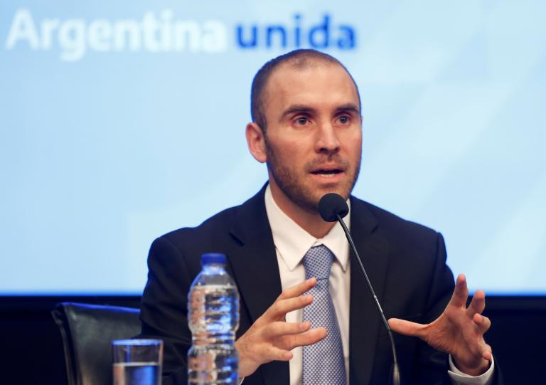 El ministro de Economía de Argentina, Martín Guzmán. Foto: Reuters