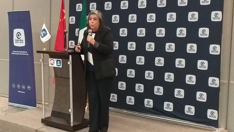 Amapola Grijalva, presidenta de la Cámara de Comercio y Tecnología de China México. Foto: EE Lourdes Flores.