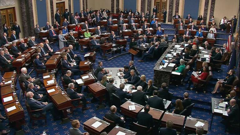 Su ya esperado rechazo en el Senado estadounidense equivale a una absolución total del inquilino de la Casa Blanca. Foto: Reuters