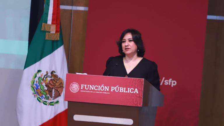 La secretaria de la Función Pública, Irma Eréndira Sandoval, acusó que durante el gobierno del expresidente Enrique Peña Nieto hubo irregularidades “monumentales e inmorales” en el ejercicio del presupuesto. Foto: Notimex