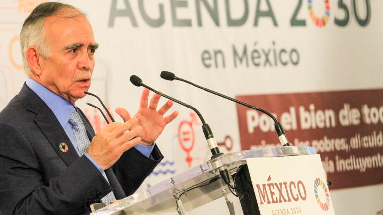 Alfonso Romo, jefe de la Oficina de la Presidencia de la República. Foto: Notimex