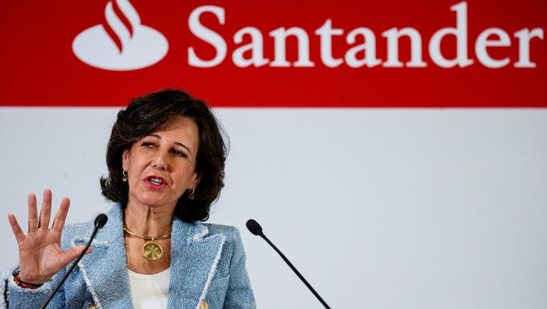 Ana Botín, presidenta de Banco Santander. Foto: Reuters