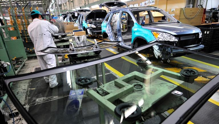 FOTOS DE LA PLANTA ENSAMBLADORA DE COCHES HONDA, EN LA L�NEA CRV, EN EL MUNICIPIO DE TLAJOMULCO DE Z��IGA, JALISCO.