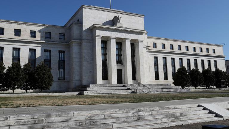 FILE PHOTO: Federal Reserve Board building on Constitution Avenue is pictured in Washington