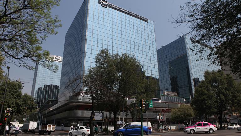 21052019.  Edificio  de la Comisión Nacional Bancaria y de Valores (CNBV), fachada. Foto: Rosario Servin