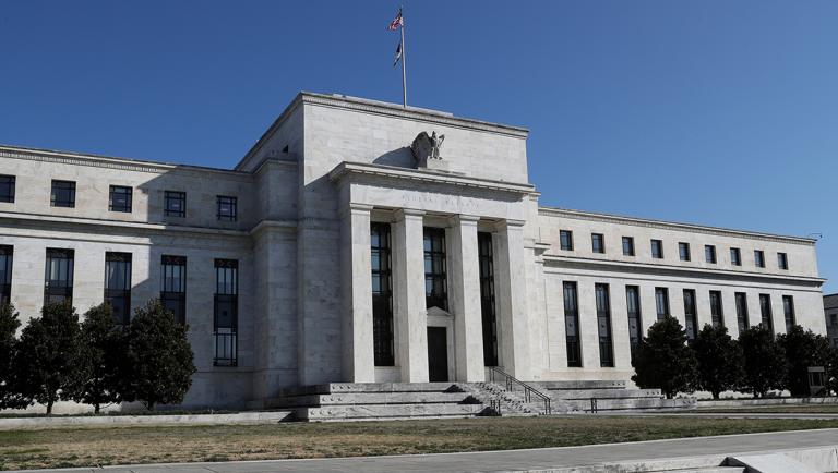 FILE PHOTO: Federal Reserve Board building on Constitution Avenue is pictured in Washington