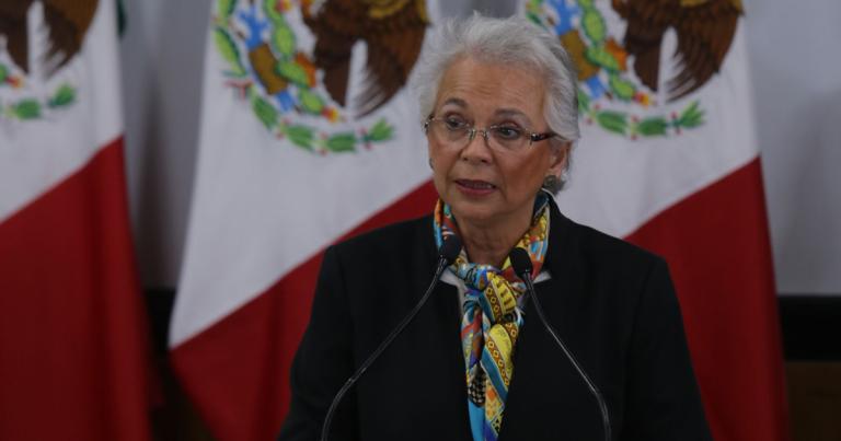 Olga Sánchez Cordero, titular de la Secrretaría de Gobernación. Foto EE: Eric lugo