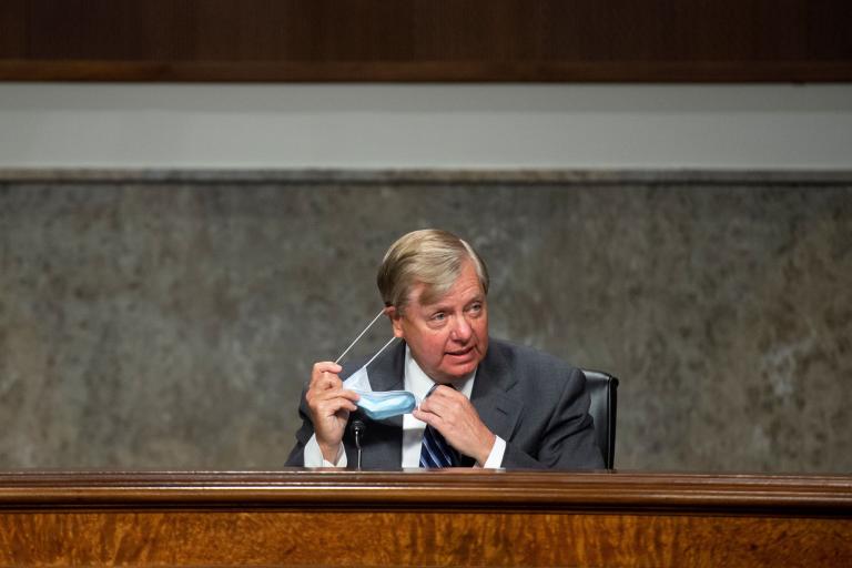 Senate Judiciary Committee holds a hearing on "Examining Liability During the COVID-19 Pandemic" on Capitol Hill in Washington