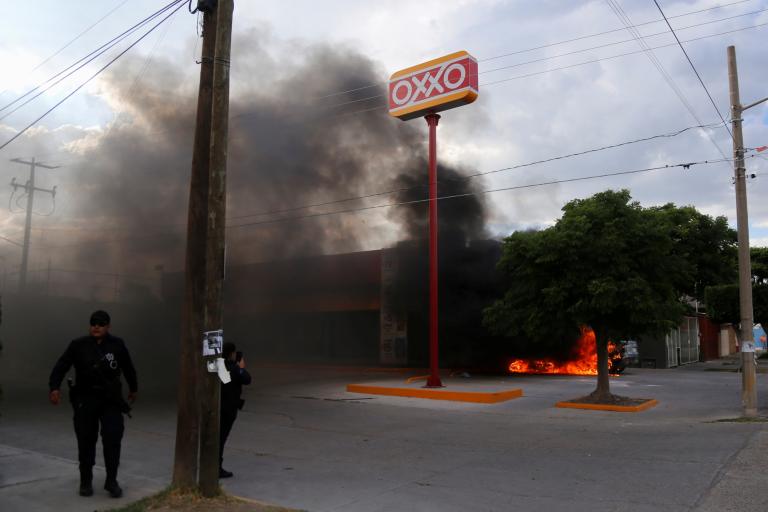 Ante el incremento de los homicidios en Guanajuato, y luego de que el líder del Cártel de Santa Rosa de Lima, amagó con incrementar las acciones de violencia en Guanajuato, el gobierno envía más elementos a esa entidad. Foto: Reuters.