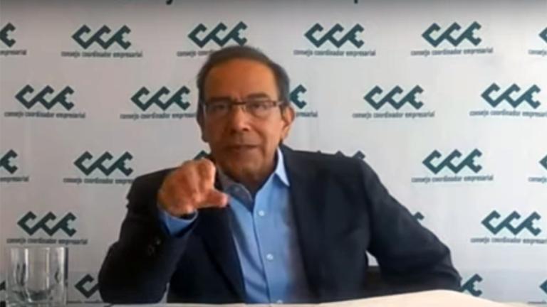 Carlos Salazar Lomelín, presidente del CCE. Foto EE: Especial