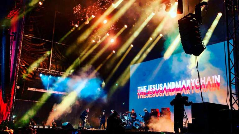 The Jesus and Mary Chain durante la edición 2018 del Festival Corona Capital. Foto EE: Antonio Becerril